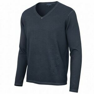 Patrick Assaraf Men's Blue Merino Wool Light Sweater Size XL